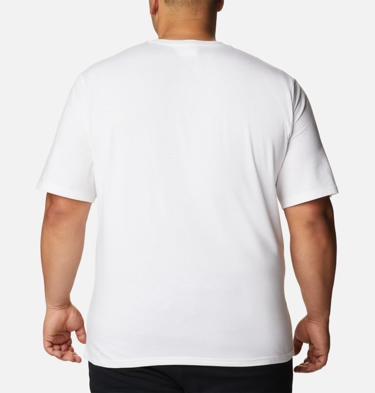 Men's Columbia Sun Trek Short Sleeve T Shirts White | Plus Size CA-HAL08